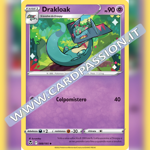 088/195 Drakloak | Tempesta Argentata