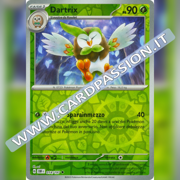 014/197 Dartrix Reverse | Ossidiana Infuocata