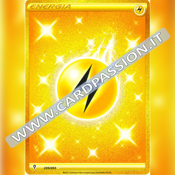235/203 Energia Lampo Gold | Evoluzioni Eteree - Card Passion