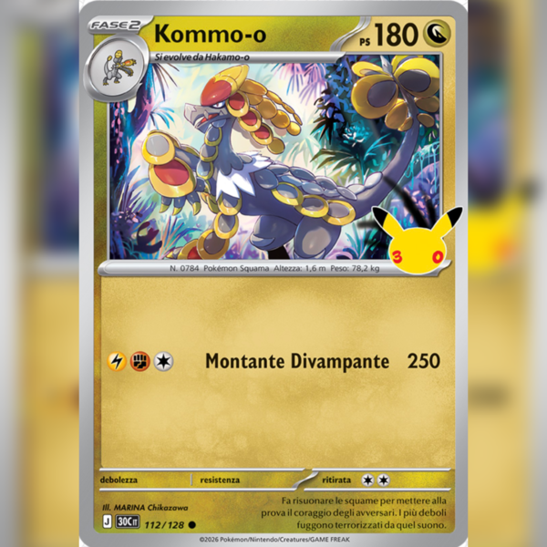 112/128 Kommo-o Holo | 30esimo Anniversario