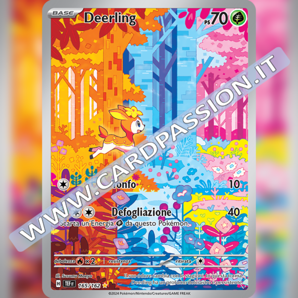 165/162 Deerling Illustrazione Rara | Cronoforze