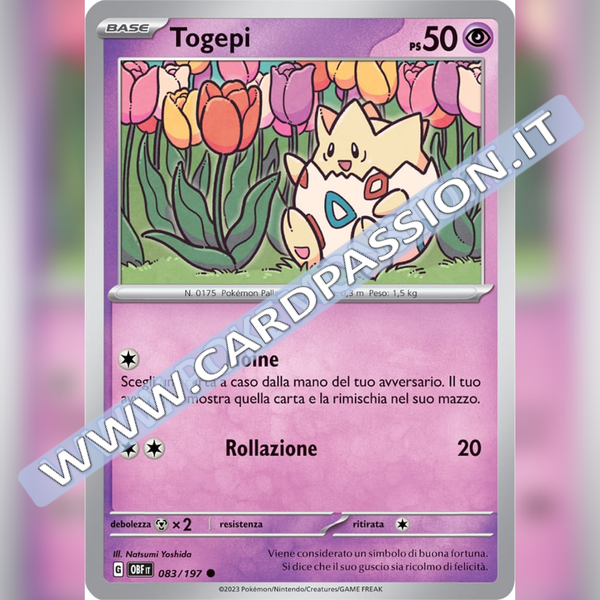 083/197 Togepi | Ossidiana Infuocata