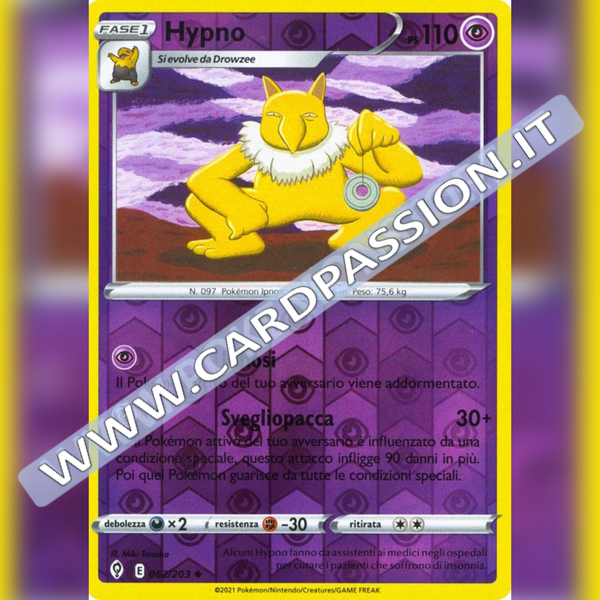 062/203 Hypno Reverse | Evoluzioni Eteree - Card Passion