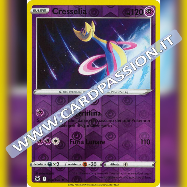 074/196 Cresselia Reverse | Origine Perduta - Card Passion