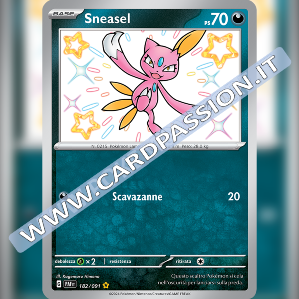 182/091 Sneasel Shiny | Destino di Paldea