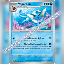 134/165 Vaporeon Holo | Scarlatto e Violetto 151
