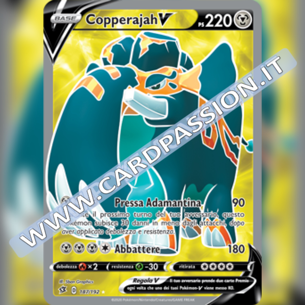 187/192 Copperajah V (Full Art) | Fragore Ribelle - Card Passion