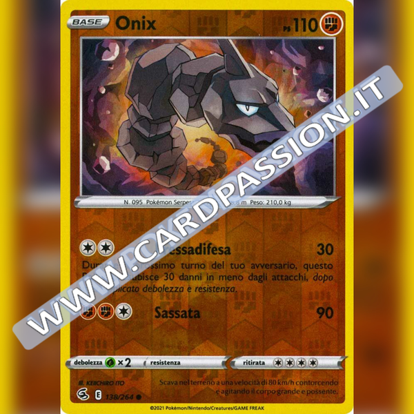 138/264 Onix Reverse | Colpo Fusione - Card Passion