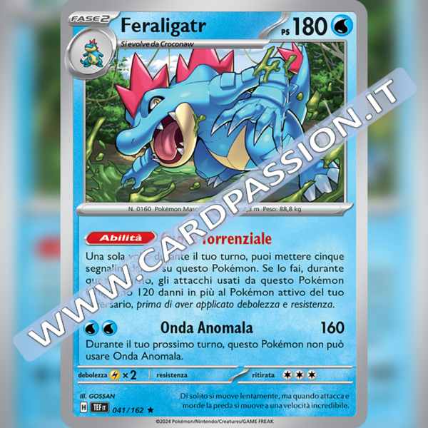 041/162 Feraligatr Holo | Cronoforze