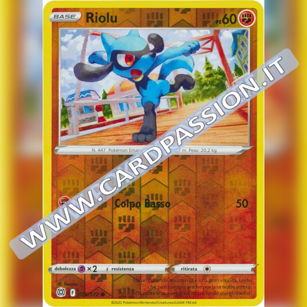 078/172 Riolu Reverse | Astri Lucenti - Card Passion