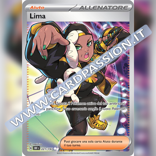 221/197 Lima (Full Art) | Ossidiana Infuocata