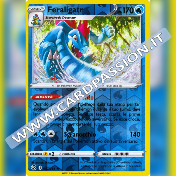 057/264 Feraligatr Reverse | Colpo Fusione - Card Passion