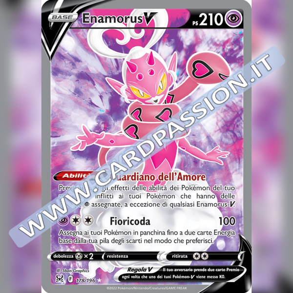 178/196 Enamorus V (Full Art) | Origine Perduta - Card Passion