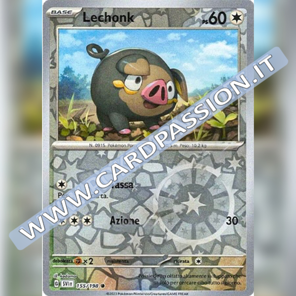 155/198 Lechonk Reverse | Scarlatto e Violetto