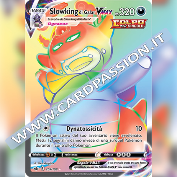 207/198 Slowking di Galar VMax Hyper | Regno Glaciale - Card Passion