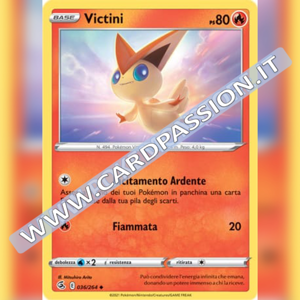 036/264 Victini | Colpo Fusione - Card Passion