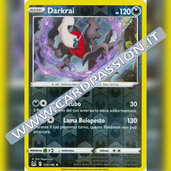 120/196 Darkrai Reverse | Origine Perduta - Card Passion