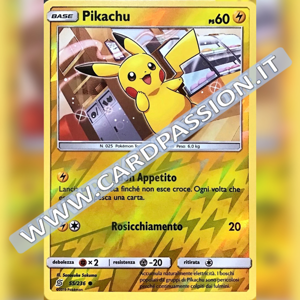 55/236 Pikachu Comune Reverse | Sintonia Mentale - Card Passion