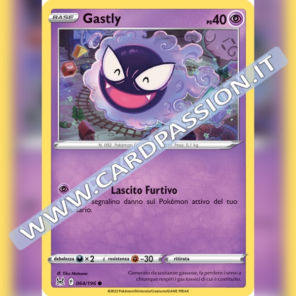 064/196 Gastly | Origine Perduta - Card Passion