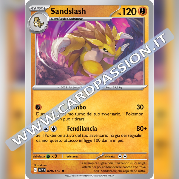 028/165 Sandslash | Scarlatto e Violetto 151
