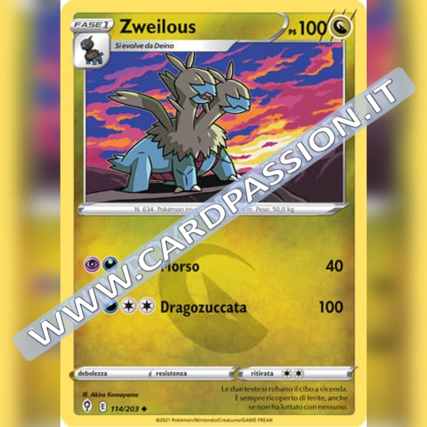 114/203 Zweilous | Evoluzioni Eteree - Card Passion