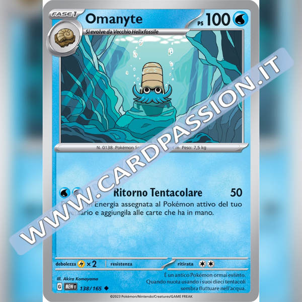 138/165 Omanyte | Scarlatto e Violetto 151