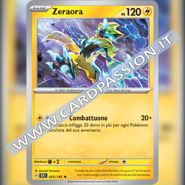 055/142 Zeraora Holo | Corona Astrale
