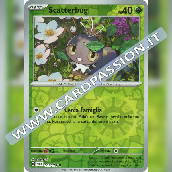 005/191 Scatterbug Reverse | Scintille Folgoranti