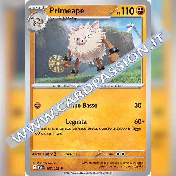 107/193 Primeape | Evoluzioni a Paldea