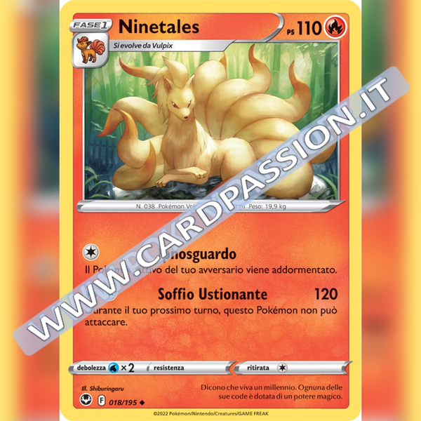 018/195 Ninetales | Tempesta Argentata