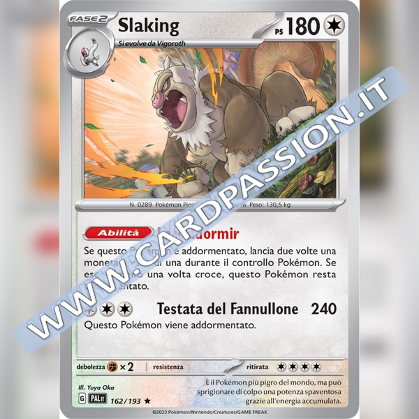 162/193 Slaking Holo | Evoluzioni a Paldea