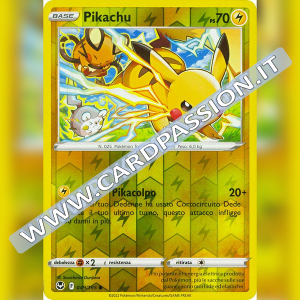 049/195 Pikachu Reverse | Tempesta Argentata