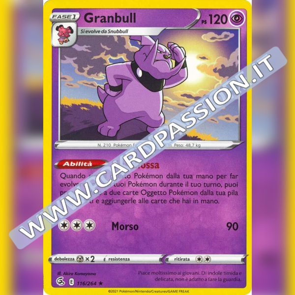 116/264 Granbull | Colpo Fusione - Card Passion