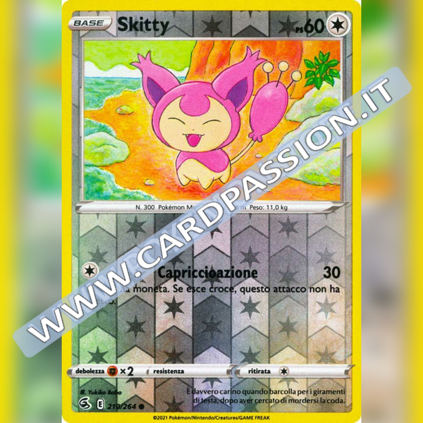 210/264 Skitty Reverse | Colpo Fusione - Card Passion