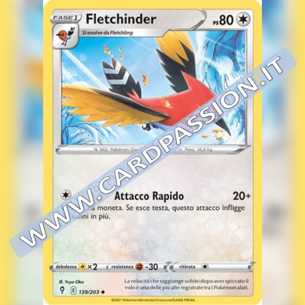 139/203 Fletchinder | Evoluzioni Eteree - Card Passion