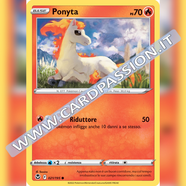021/195 Ponyta | Tempesta Argentata