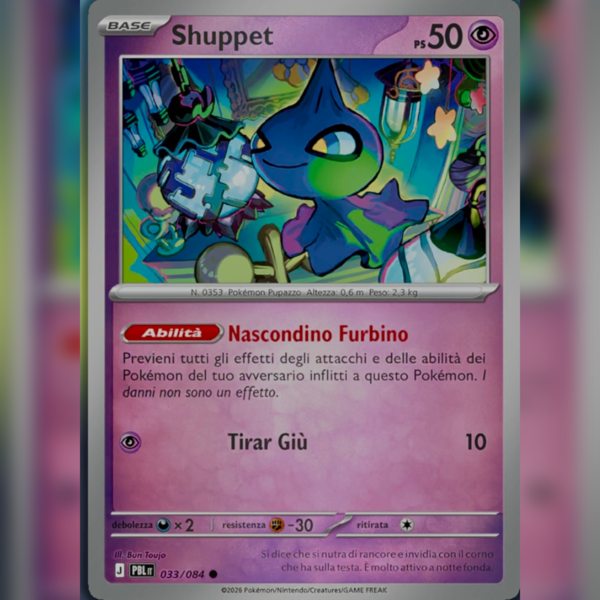 033/084 Shuppet Reverse | Buio Pesto