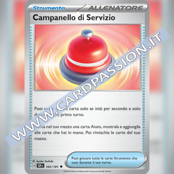 165/191 Campanello di Servizio | Scintille Folgoranti
