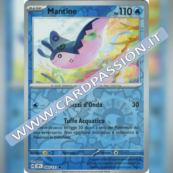 040/191 Mantine Reverse | Scintille Folgoranti