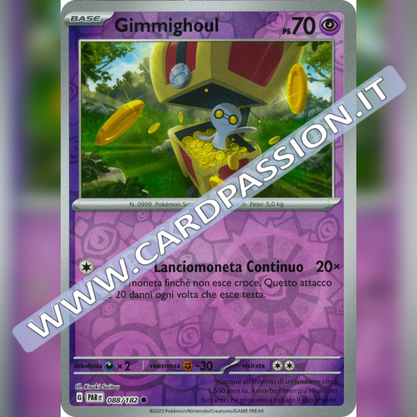 088/182 Gimmighoul Reverse | Paradosso Temporale
