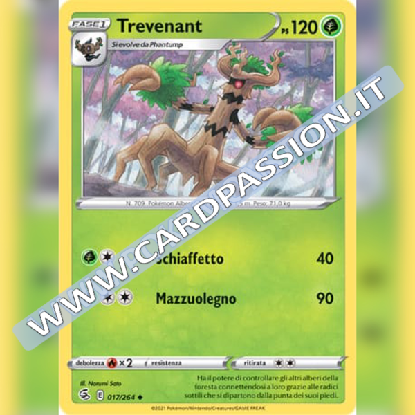 017/264 Trevenant | Colpo Fusione - Card Passion