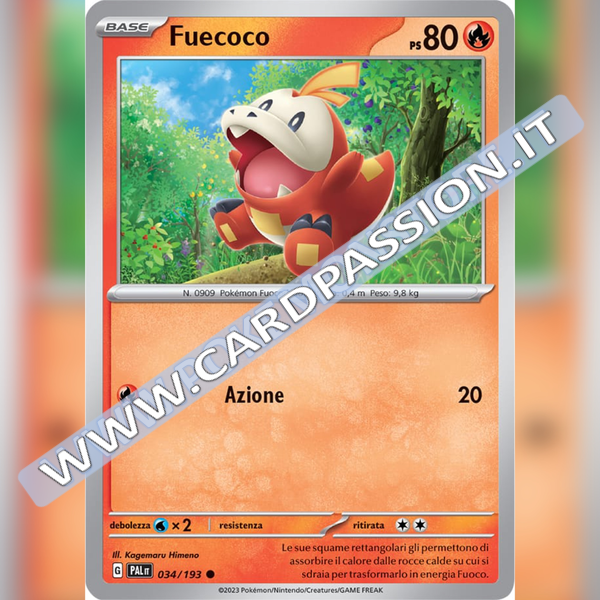 034/193 Fuecoco | Evoluzioni a Paldea
