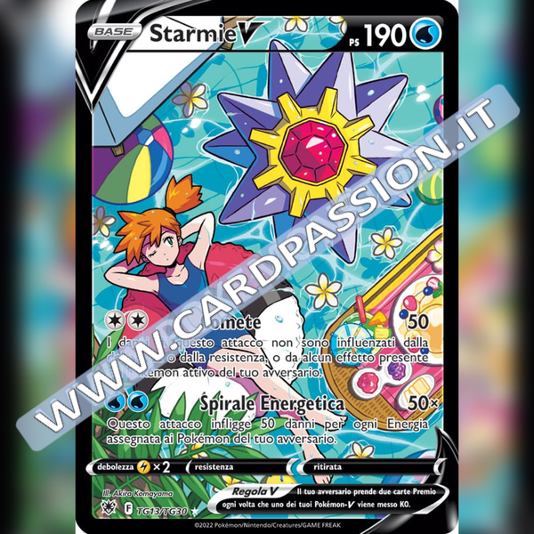 TG13/TG30 Starmie V | Lucentezza Siderale - Card Passion