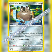 180/264 Meowth di Galar | Colpo Fusione - Card Passion