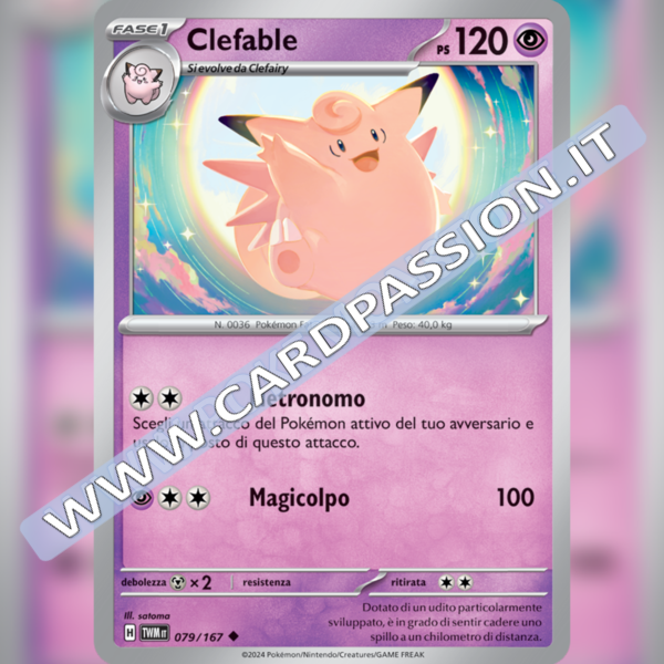 079/167 Clefable | Crepuscolo Mascherato