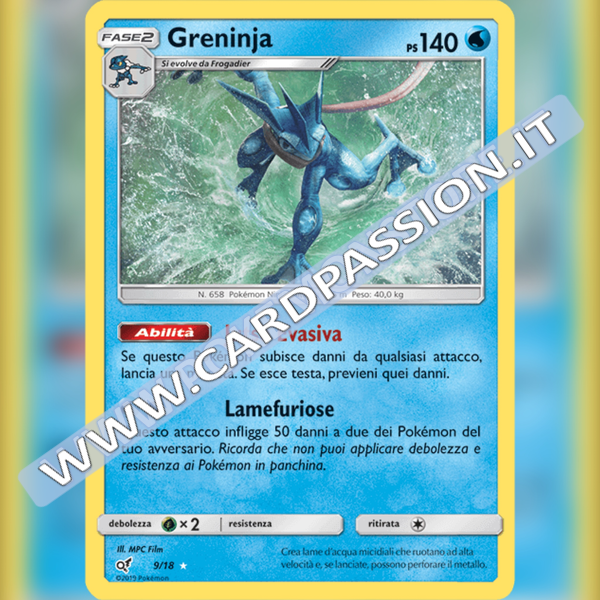 09/18 Greninja Holo | Detective Pikachu