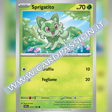 013/198 Sprigatito | Scarlatto e Violetto