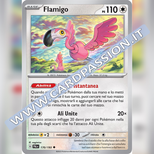 170/193 Flamigo | Evoluzioni a Paldea