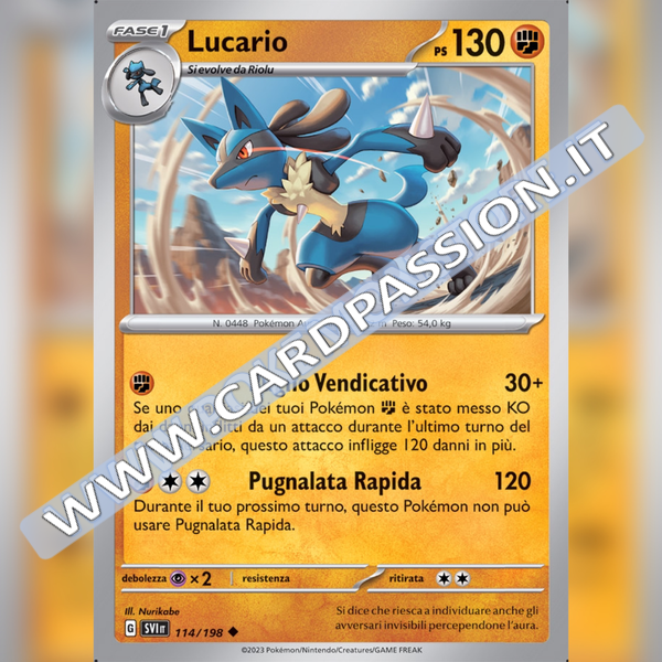 114/198 Lucario | Scarlatto e Violetto