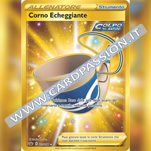 225/198 Corno Echeggiante Gold | Regno Glaciale - Card Passion